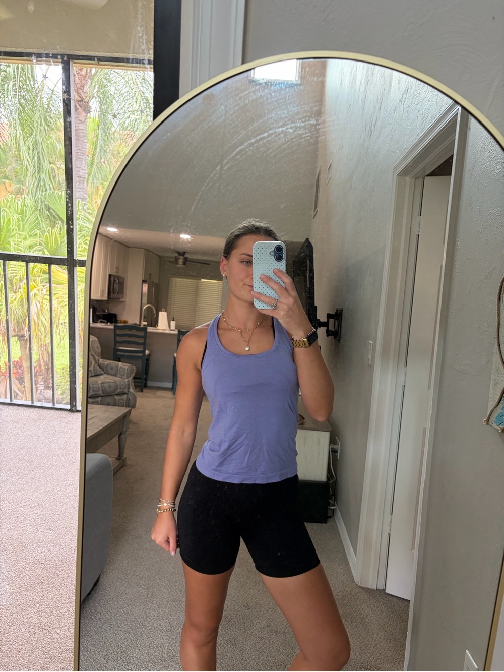 lululemon athletica Lavender Racerback Tank Top